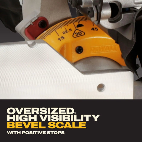 12 Inch Double Bevel Sliding Compound Miter Saw With 15 Amp 3800 RPM Motor, Includes Blade Wrench And Clamp, Beefier Crosscut Capacity, Dust Collection System Captures Over 75 Percent, Tall Sliding Fences For Crown Molding Up To 7.5 Inches