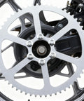 60T Rear Sprocket For 35 Chain With 37mm Bore in black wheel on mini bike go kart