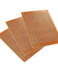 Universal Paper Copper PCB Board Set 5x7cm For DIY Prototyping Matrix Style Circuit Grids Compatible With Arduino 3 Pack