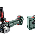 Killer 18V Cordless Belt File With Brushless Motor And Variable Speed Control For Precision Metalworking And Deburring Slim Profile with protective case.