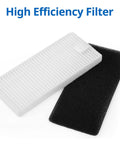 All In One RoboVac Replacement Parts Kit With High Efficiency White Filters and Black Sponge Filter