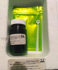 Gibberellic Acid GA3 Water Soluble 25G 40 Percent Strength With Free Static Free Measuring Spoon Includes Two Free Ebooks Instructions and Mix Chart Green bottle and spoon in tray
