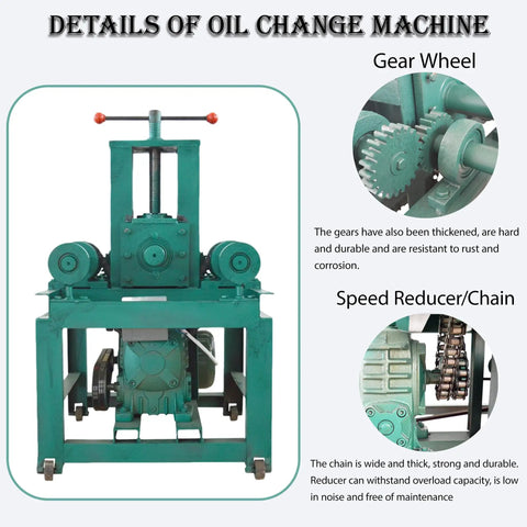 Heavy Duty Electric Pipe Bender With 15 Round And 9 Square Dies Beast Mode Tube Roller Machine For Stainless Steel Round And Square Tubing.