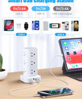 Go To All In One Power Strips With Surge Protection And USB Ports 12 AC Outlets 4 USB Ports 2 USB C 6 Ft Flat Extension Cord