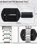Watch Link Removal Kit 19 In 1 For Strap Length Adjustment At Home Diy Gear With Removal Tool Hammer Cleaning Cloth Spare Needle And User Manual