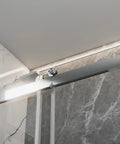 Heavy Duty Soft Close Shower Door Hardware No Fuss Slick Glide Roller Kit For Flat Track Bathroom Sliders featuring polished chrome finish.