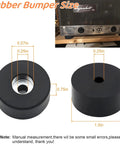 Dimensions of 4 Pack Rubber Feet For Air Compressors Anti Vibration Isolator Mounts Replacement Durable Heavy Duty Pads For Briggs Stratton 192310GS Coleman Powermate Sanborn 094 0026 E106661 Husky Fini D091007 RH 1606 8 A Generators And Pressure Washers displayed.
