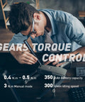 Man using Newest 51 In 1 Mini Cordless Precision Screwdriver Kit With S2 Steel Magnetic Bits for electronics repair on drone