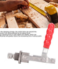 180 Degree Quick Release Push Pull Toggle Clamp With 701 Lbs Holding Capacity, 66.8mm Stroke, metal body, red handle