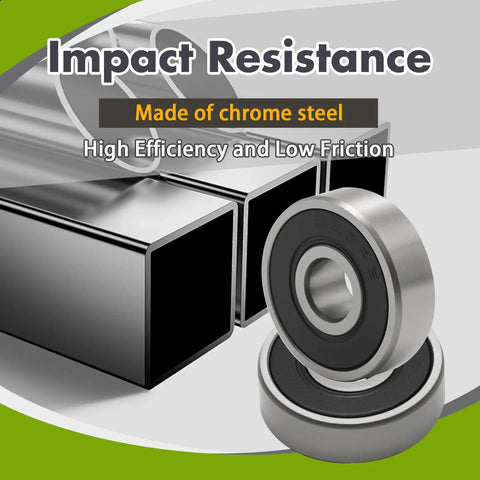 Built Tough 10 Piece 626-2RS Miniature Ball Bearings Pre Lubricated For Quick Fixes And The Daily Grind Featuring Double Sided Seals For Zero Drag And Flawless Spinning 6Mm Bore 19Mm OD 6Mm Width in chrome steel.