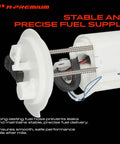 Close-up of Heavy Duty Electric Fuel Pump Module Assembly With Integrated Pressure Sensor Fits Hyundai Sonata 2006 Through 2010, showing fuel hose and wiring.