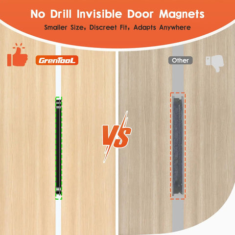 Comparison of 10 Pack Magnetic Cabinet Door Catch Set With Ultra Thin Stainless Steel Latch and other magnet