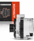 Replacement 12V 105Amp Alternator For Chevrolet Camaro 1987-1992 S10 1992-1993 Lumina with CW 6-Groove Pulley, side view