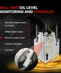 E8788M Heavy Duty Electric Fuel Pump Module Assembly showing real-time oil level monitoring features and components for Nissan Armada Titan.