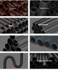 Various metal tubes including copper and stainless steel for use with Beefy Duty Pipe Cutter For Copper Brass And Aluminum Tubes 3 To 32 mm Pro Grade Tube Cutting Tool For Home Renovations Plumbing And HVAC Installations