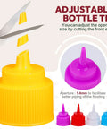 Dope Cookie Decorating Kit With Squeeze Icing Bottles Food Coloring Tools And Professional Baking Brushes For Making Killer Holiday Treats Every Single Time, yellow adjustable icing bottle with cutting tip.