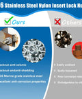 Comparison of 316 Stainless Steel Nylon Insert Lock Nuts to others for marine hardware use and corrosion resistance.