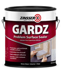 Gardz Water-Based Problem Surface Sealer 1 Gal Clear Interior Sealer For Drywall Repairs container showing application use