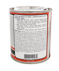 Back view of 48 Oz Metal Dent Filler And Patching Epoxy Ready To Use Durable Putty container with usage instructions visible.