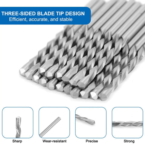 18 Piece Drywall Router Bits Set With One Eighth Inch Shank for Wood Plastic and Drywall Pro Grade M2 High Speed Steel Cutting Bits