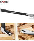 4 Piece Pry Bar Set With 12 Inch Utility Claw Bar 10 Inch Flat Pry Bar 7 Inch Flat Pry Bar And 8 Inch End Cutting Pliers For Demolition