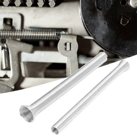 Fafeicy 5 Pcs Spring Tube Bender Set Steel Pipe Bending Tool for Copper Aluminum Stainless Steel Tubing, showing flexible steel springs.