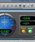 Digi-Pas DWL3500XY PC SYNC Professional interface displaying tilt degrees for Hot Shot 6 Inch 2 Axis Digital Master Precision Level.