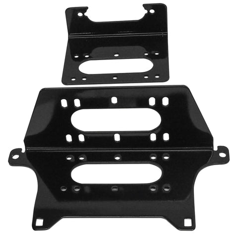 ATV Winch Mount For Polaris Ranger XP 1000 2020 2021 Fits 2000 To 3600 Lb Winches Four Hole And Two Hole Mount Steel Construction