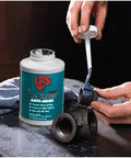 All Purpose Anti Seize Lubricants Rugged Half Pound Container With Moly Fortified Lead Free Formula That Prevents Seizure Up To 1800 F being applied to metal joints
