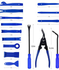200 Piece Car Trim Removal Tool Kit Set With Plastic Panel Fasteners Remover Tools Pro Grade Auto Interior Trim Pliers