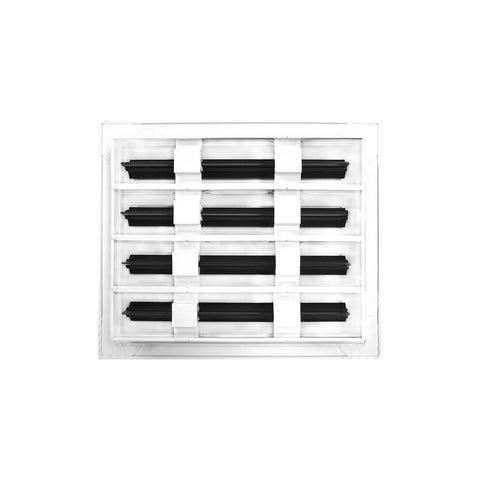 White Sleek Modern AC Vent Cover 10 By 8 Inch Decorative Air Vent Grille With Standard Linear Slot Diffuser for ceilings