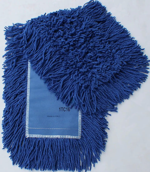 Badass Heavy Duty Dust Mop Kit With Telescopic Handle Twisted Closed Loop Head Killer Dust Pickup Smooth Glide For Pro Commercial Floor Cleaning blue twisted mop head