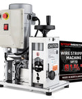 Heavy Duty Automatic Wire Stripping Machine For Copper And Aluminum Cables Up To 1.75 Inches with control panel and safety features.