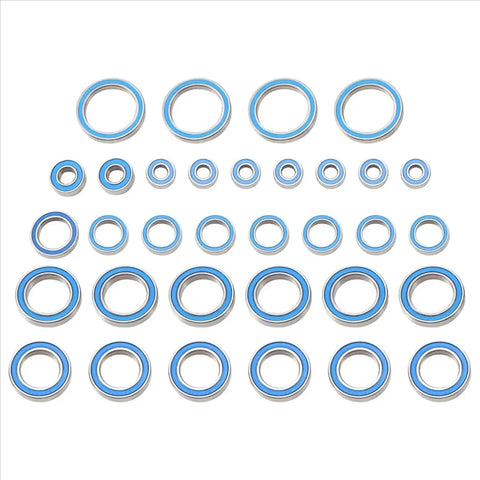 Top Shelf 33 Piece Rubber Sealed Ball Bearing Set For 1/5 Scale Rc Crawler Buggy Hella Smooth Rolling Feel And Knockout Durability Direct Fit Mod For Traxxas Xmaxx 8s Models Badass Performance Parts