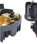 Rite Temp Thermostatic Valve Body and Cartridge Kit With Service Stops Setup Ready Half Inch Universal NPT and Direct Sweat Inlets