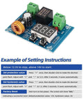 12V To 36V DC Voltage Protection Module Pack Of 2 With Digital Low Voltage Protector on blue circuit board with components