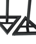 Pro Grade Studio Monitor Stands Pair With Adjustable Height And Locking Safety Pin For Precise Speaker Placement, triangular bases