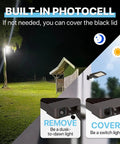 200W Parking Lot Light With 30,000 Lumens UL Listed 5000K Daylight Glow adjustable dusk to dawn security light in yard setting.