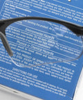 Kickass Bifocal Safety Glasses With Plus Two Point Zero Magnification And Anti Scratch Lens Coating for clear view of safety instructions.