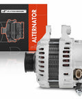 Side view of Alternator Replacement For Mazda 3 2012 2013 2.0L Base 110 Amp 12 Volt Output With Six Groove Pulley