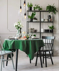 Dining room with Cool Three Light Glass Pendant Cluster With Adjustable Height UL Listed, hanging over a modern table setting.