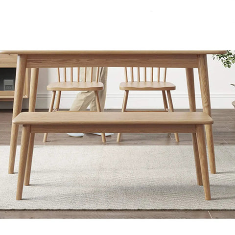 Dining set featuring oak solid wood furniture legs with 50cm replacement, angled black cone design with easy assembly hardware.