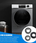 Top Tier Front Load Washer Bearing And Rotary Seal Kit Featuring A Hella Durable Tub Drum Gasket Crafted For Smooth Spin Cycles And Effortless Daily Laundry Fixes displayed beside a modern washing machine.
