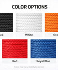 Heavy Duty Nylon Rope Solid Braid Utility Rope for Pulleys and Winches, Dock Tie Downs, Camping and DIY Projects color options