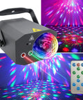 Two In One Party Lights Rotating Disco Ball DJ Lights LED Stage Light Projector With Strobe Sound Activated Remote Control