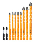 Upgraded Masonry Drill Bit Set 3/16 To 3/8 Inch Serrated Carbide Bits for Wood Plastic Tile Concrete Brick and Marble.