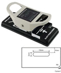 2-In-1 Slot Hole Punch For Paper And PVC Cards - Heavy Duty All Metal Corner Rounding And Slot Punch Tool with centering guide