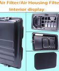 Heavy Duty Generator Air Filter Housing Box And Cover Assembly interior view for 5500 to 9500 Watt Gens