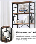 Sturdy 84 Inch Tall Industrial Bookshelf With Rustic Brown Metal Frame And Seven Open Shelves, showcasing unique design and solid structure.