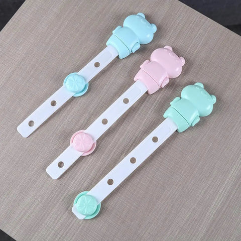 5 Pack Adjustable Cabinet And Drawer Safety Locks With Cartoon Design Kidproof Anti Pinch Durable PP And TPE Build Easy To Install